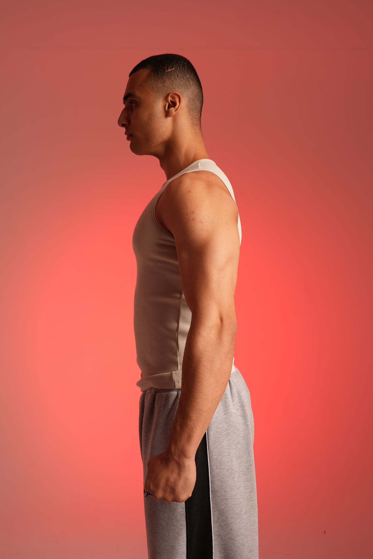 Mint ribbed tank top