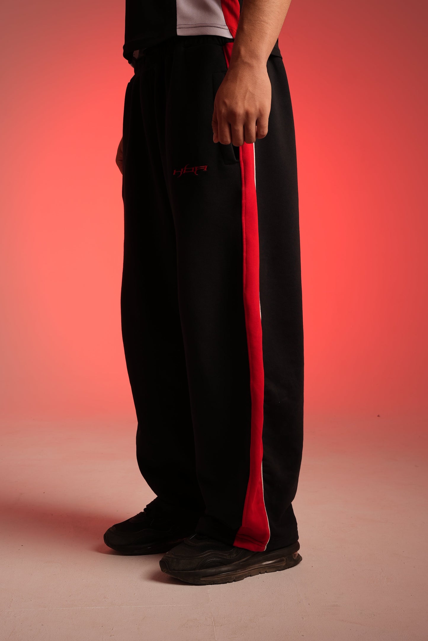 Black Paneled Pants