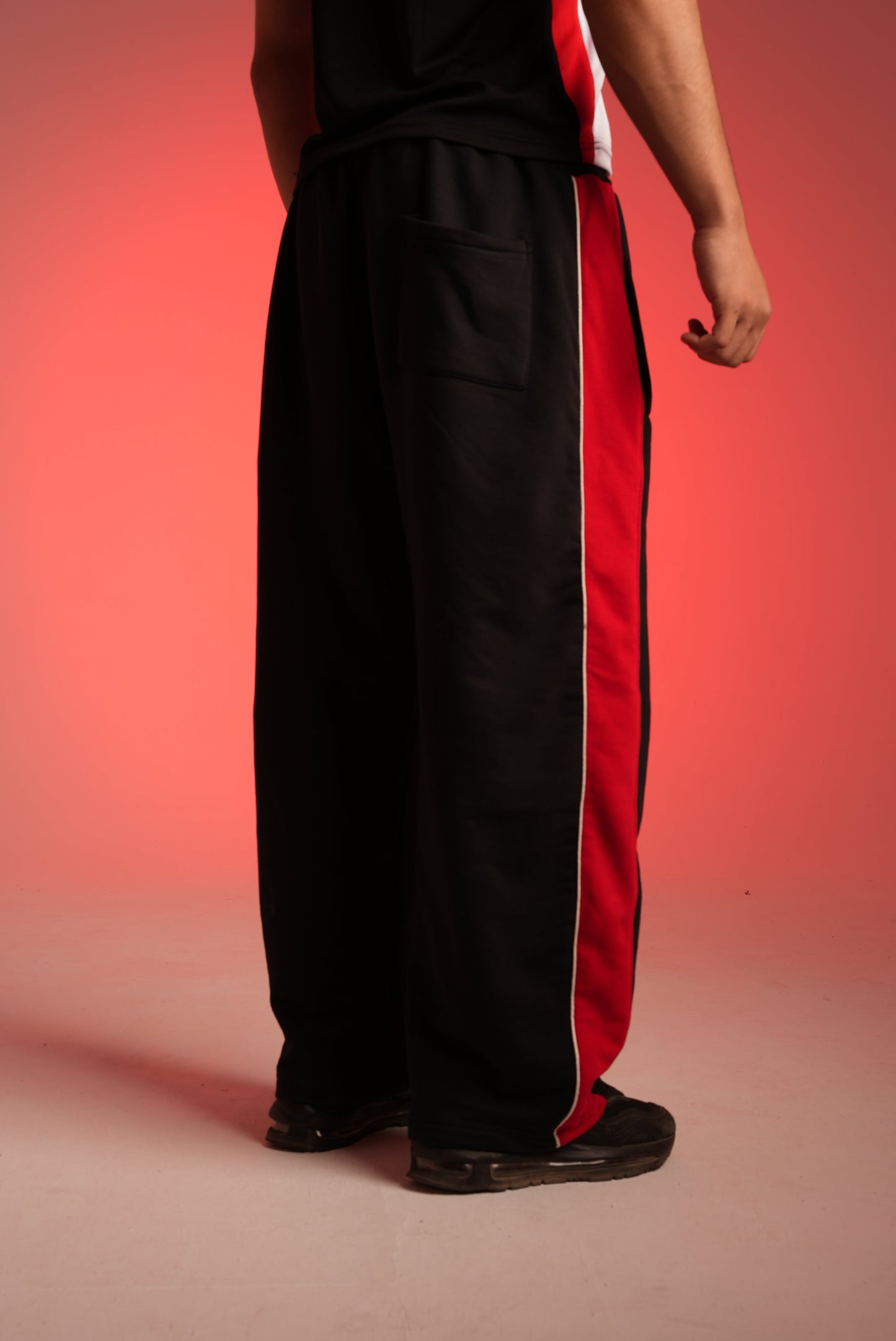 Black Paneled Pants