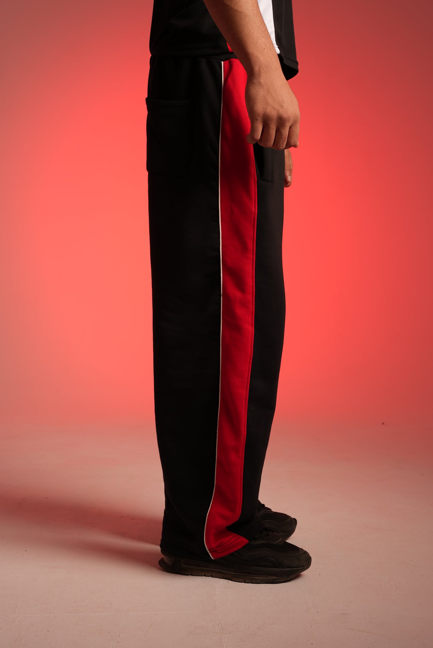 Black Paneled Pants
