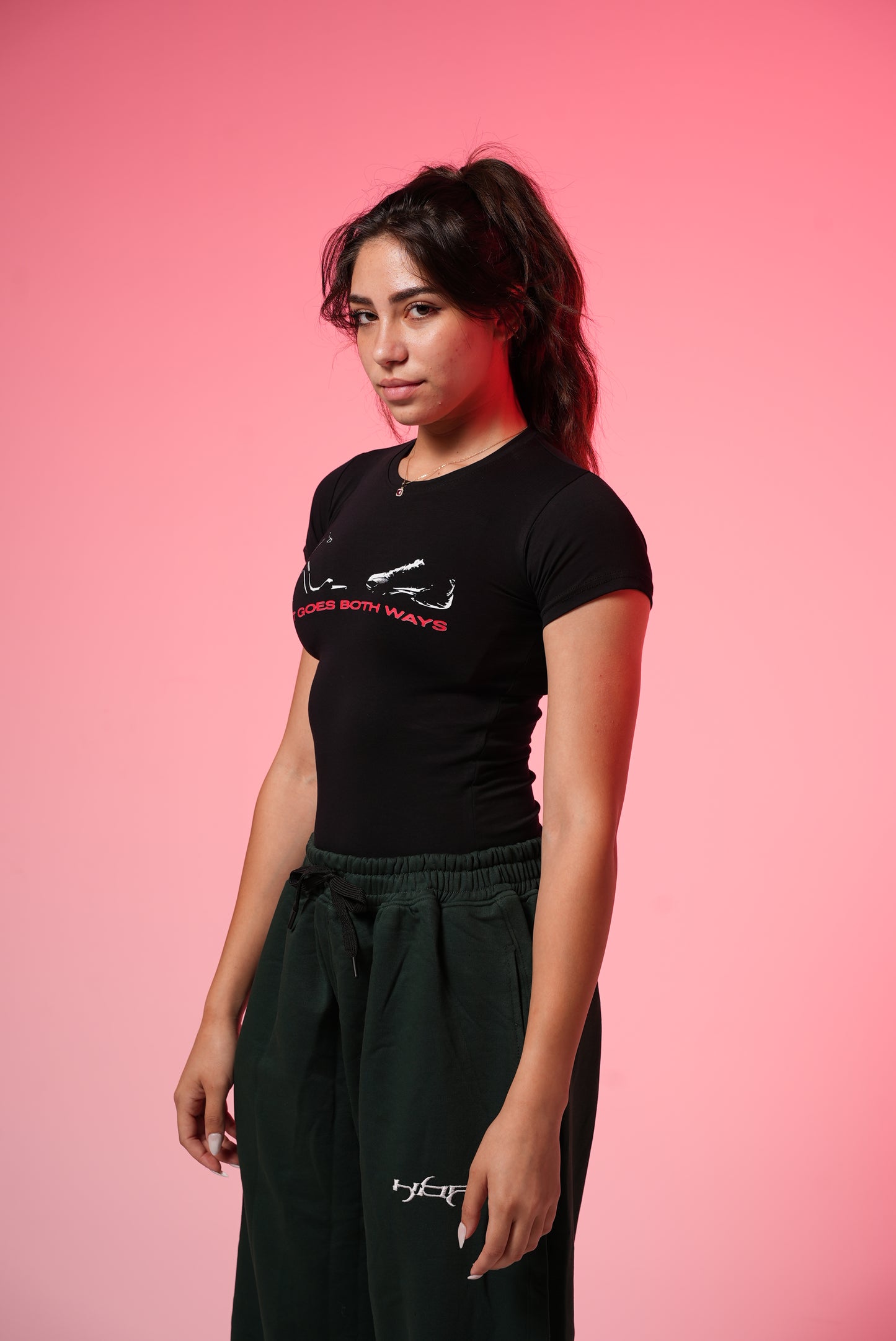 BOTH SIDES baby tee