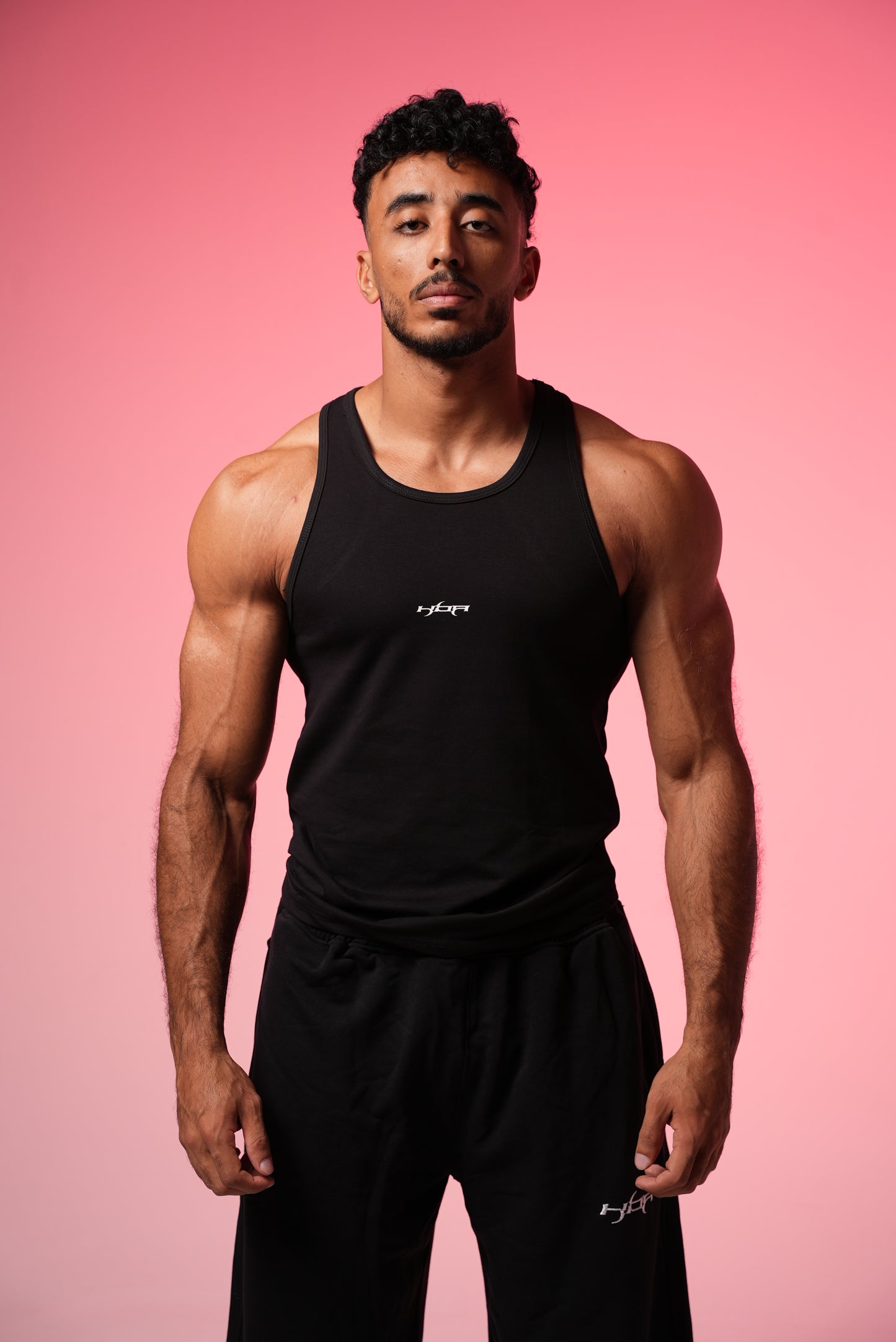 Black tank top