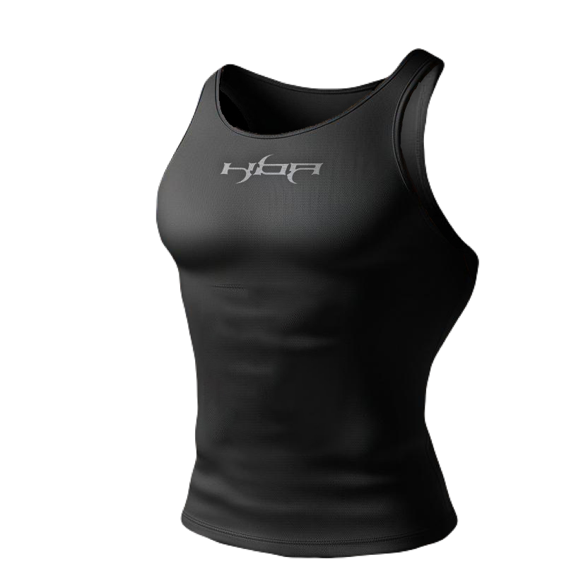 Black tank top