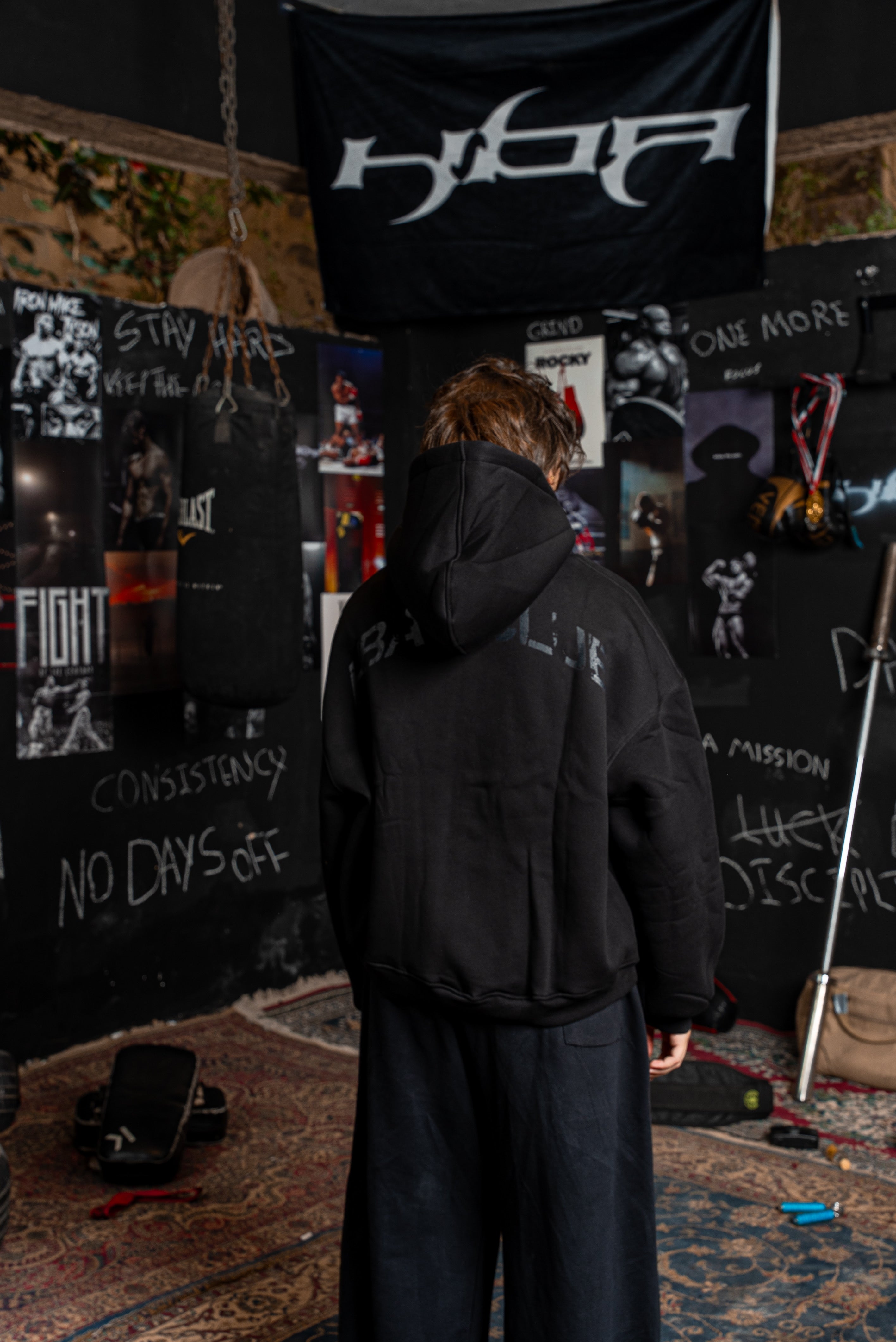 BLACK HBA-CLUB ZIPPER