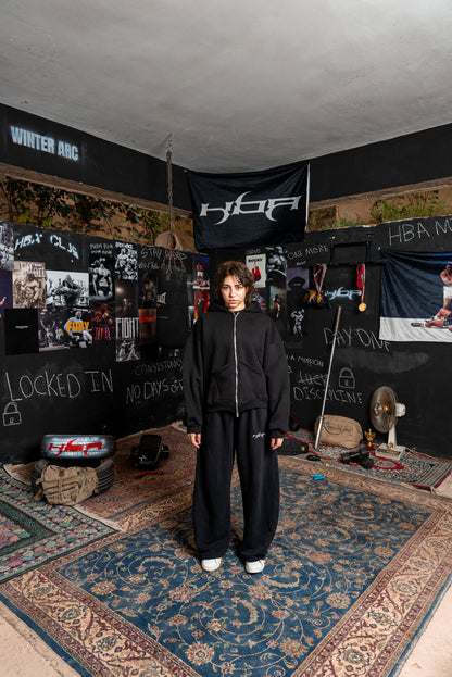 BLACK HBA-CLUB ZIPPER