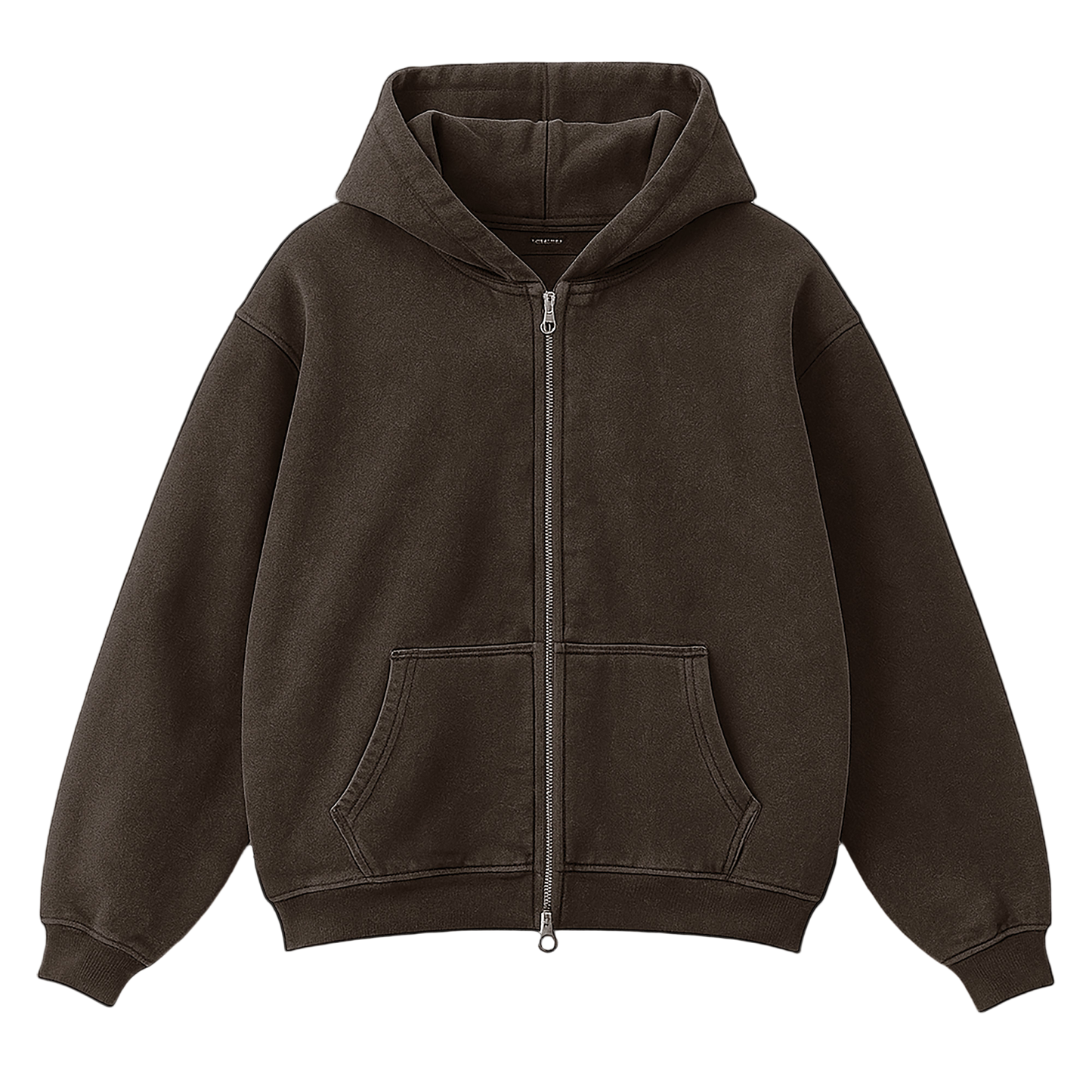 DARK BROWN HBA-CLUB ZIPPER