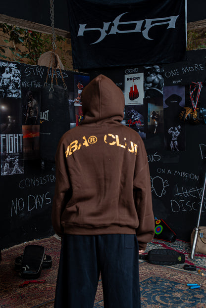 DARK BROWN HBA-CLUB ZIPPER