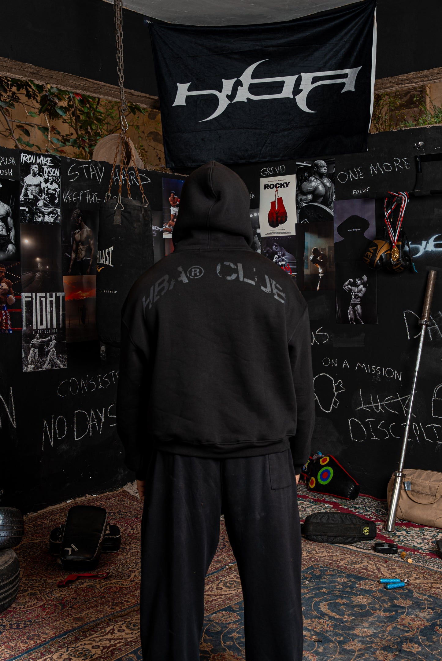 BLACK HBA-CLUB ZIPPER