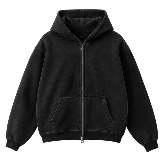 BLACK HBA-CLUB ZIPPER