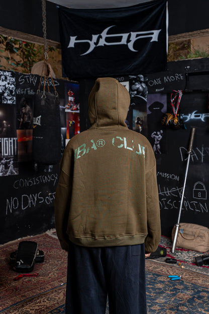 ARMY GREEN HBA-CLUB ZIPPER