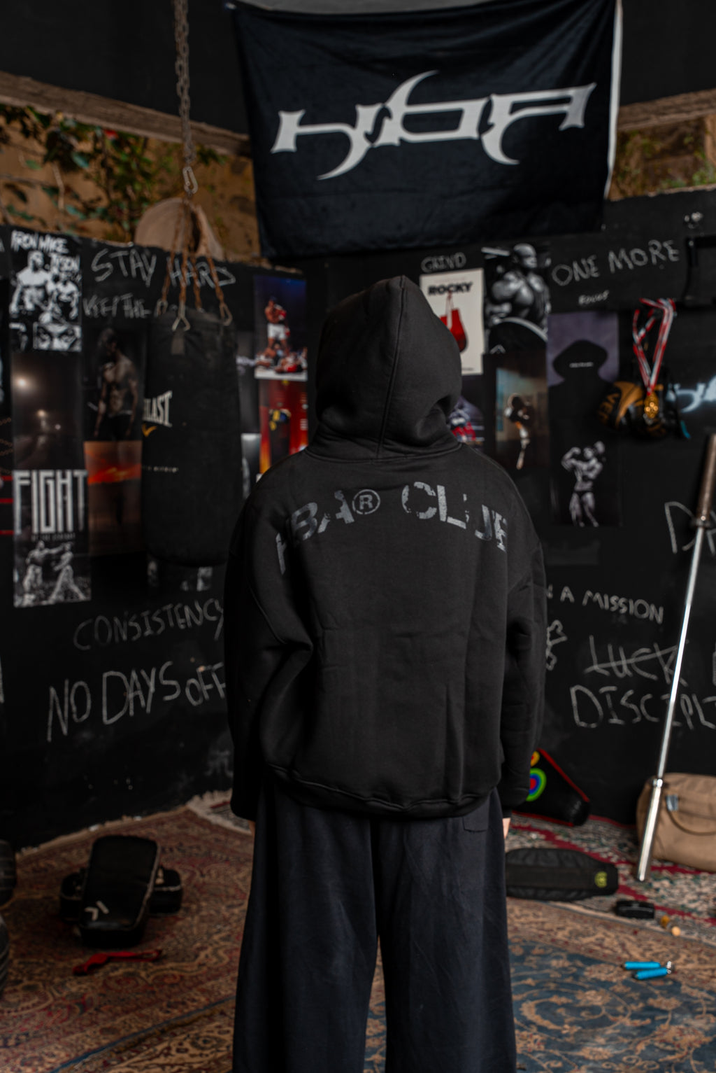 BLACK HBA-CLUB ZIPPER