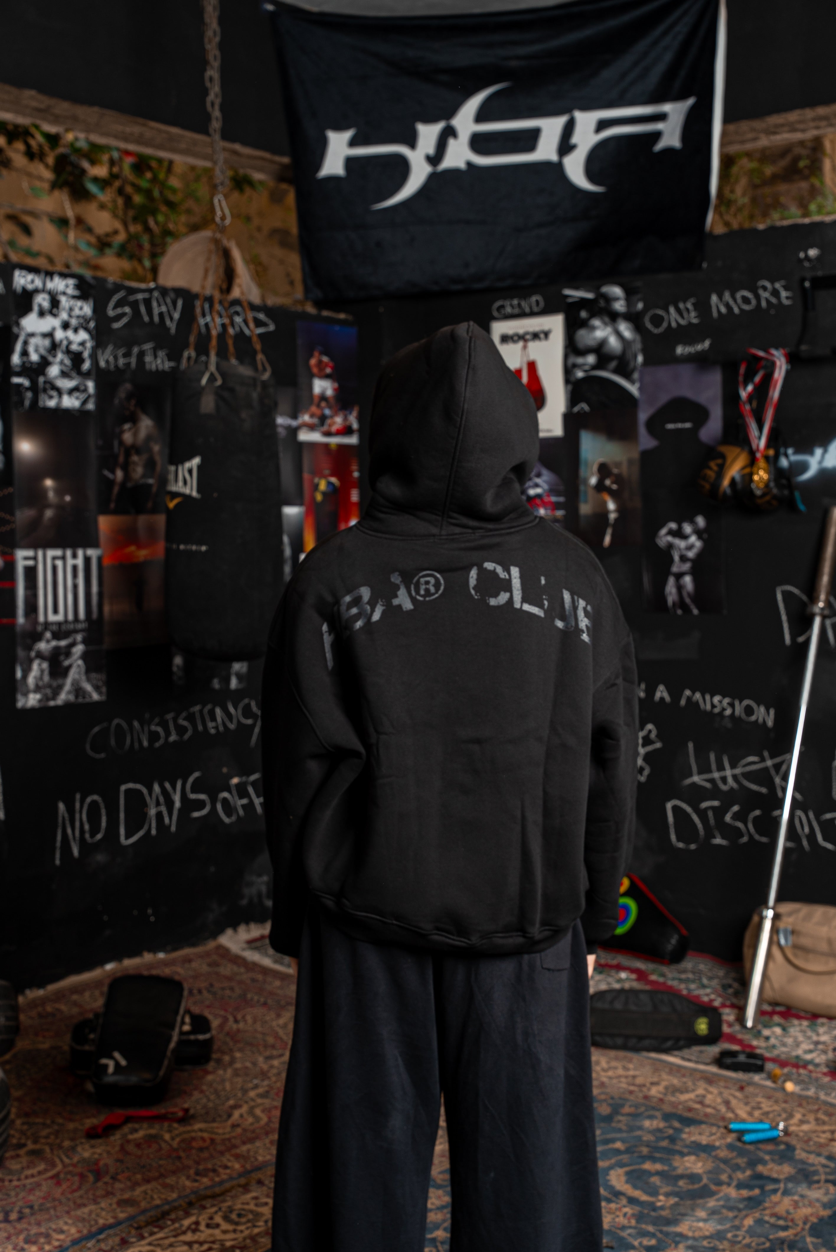 BLACK HBA-CLUB ZIPPER