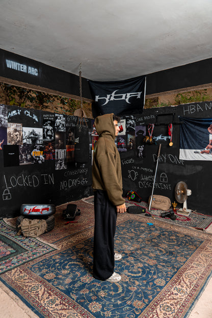 ARMY GREEN HBA-CLUB ZIPPER