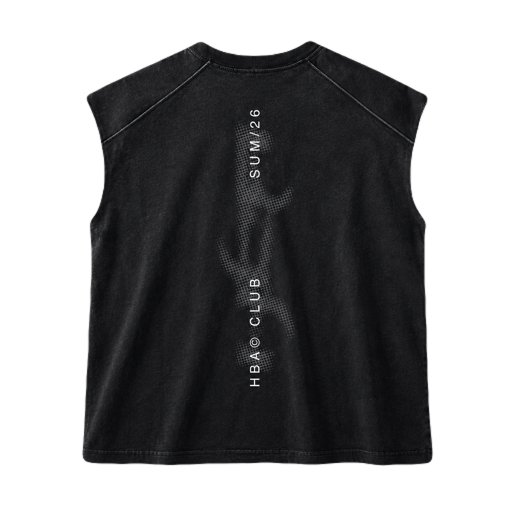 Black Vertical HBA CLUB Cutoff