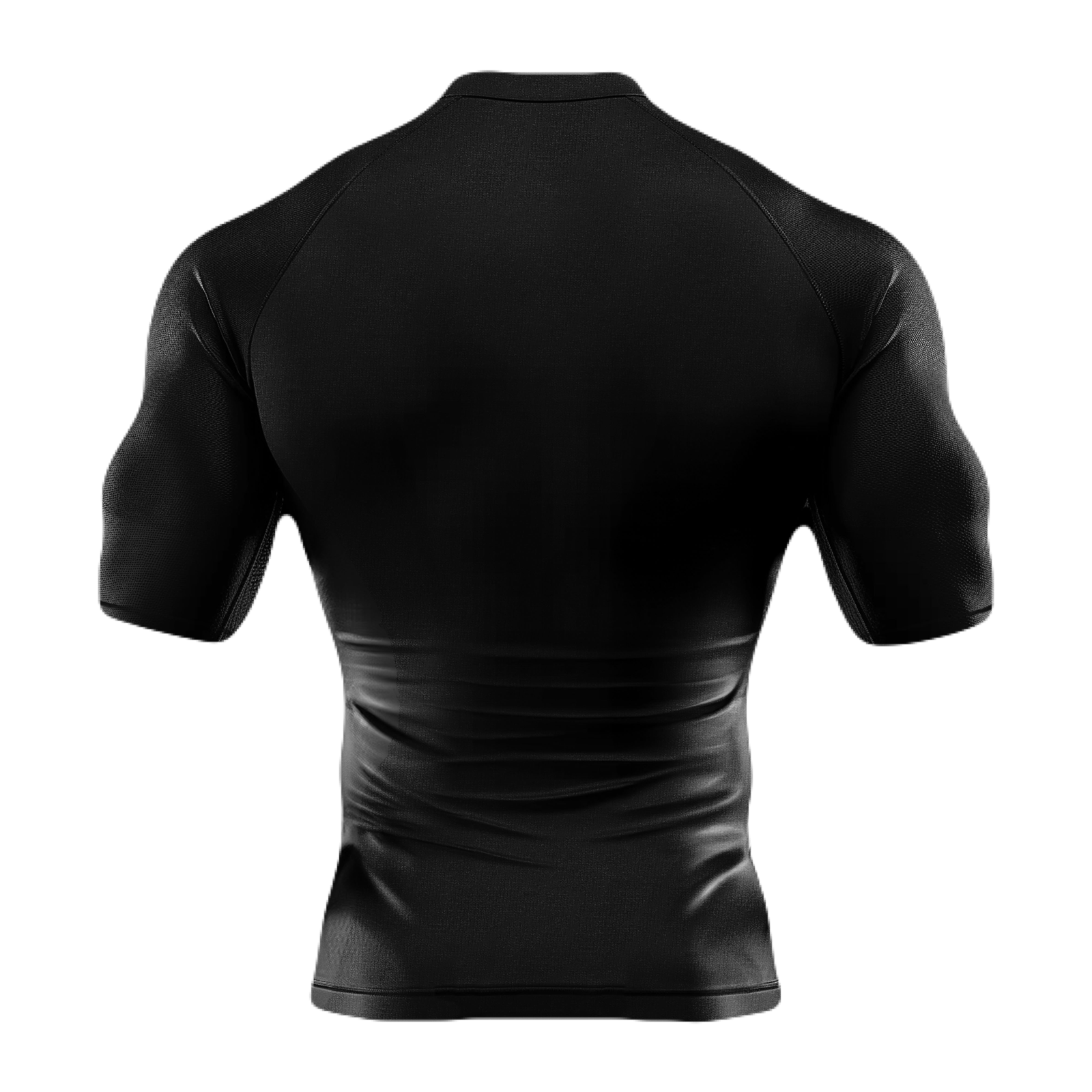 Black Basic compression short sleeve