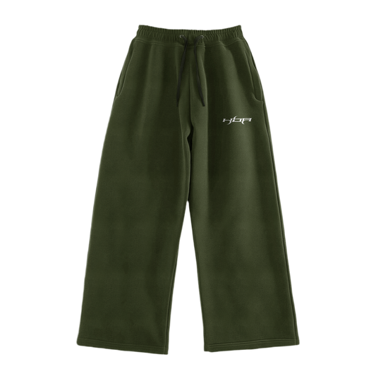 Army green basic pants
