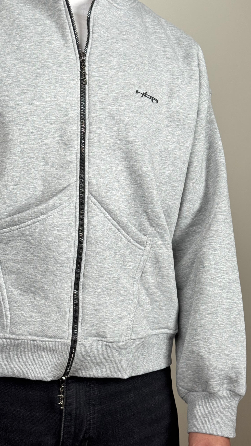 Grey HBA ZIPPER