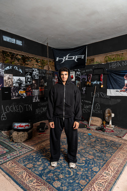 BLACK HBA-CLUB ZIPPER