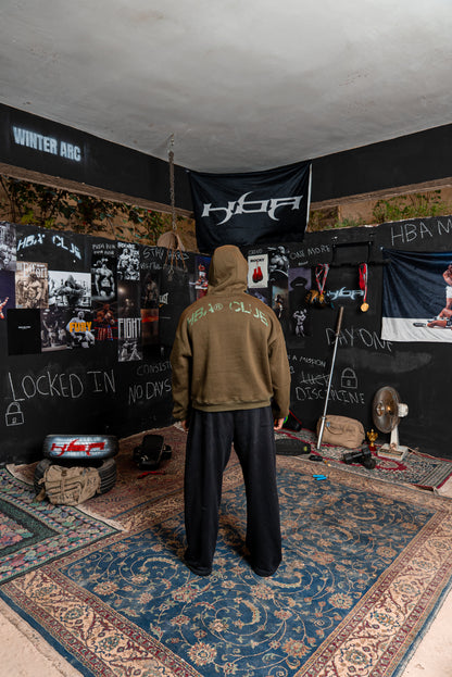 ARMY GREEN HBA-CLUB HOODIE