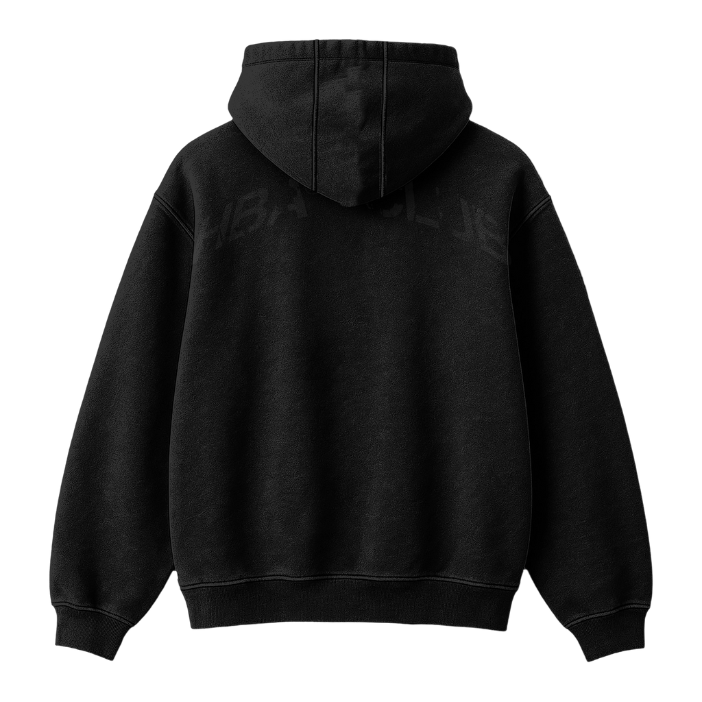 BLACK HBA-CLUB HOODIE