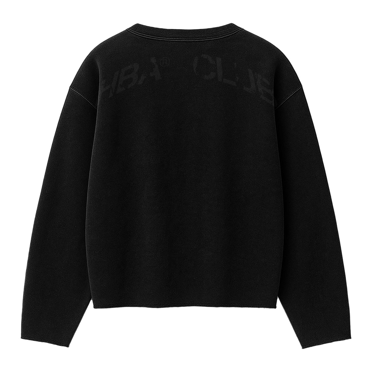 BLACK HBA-CLUB CREWNECK
