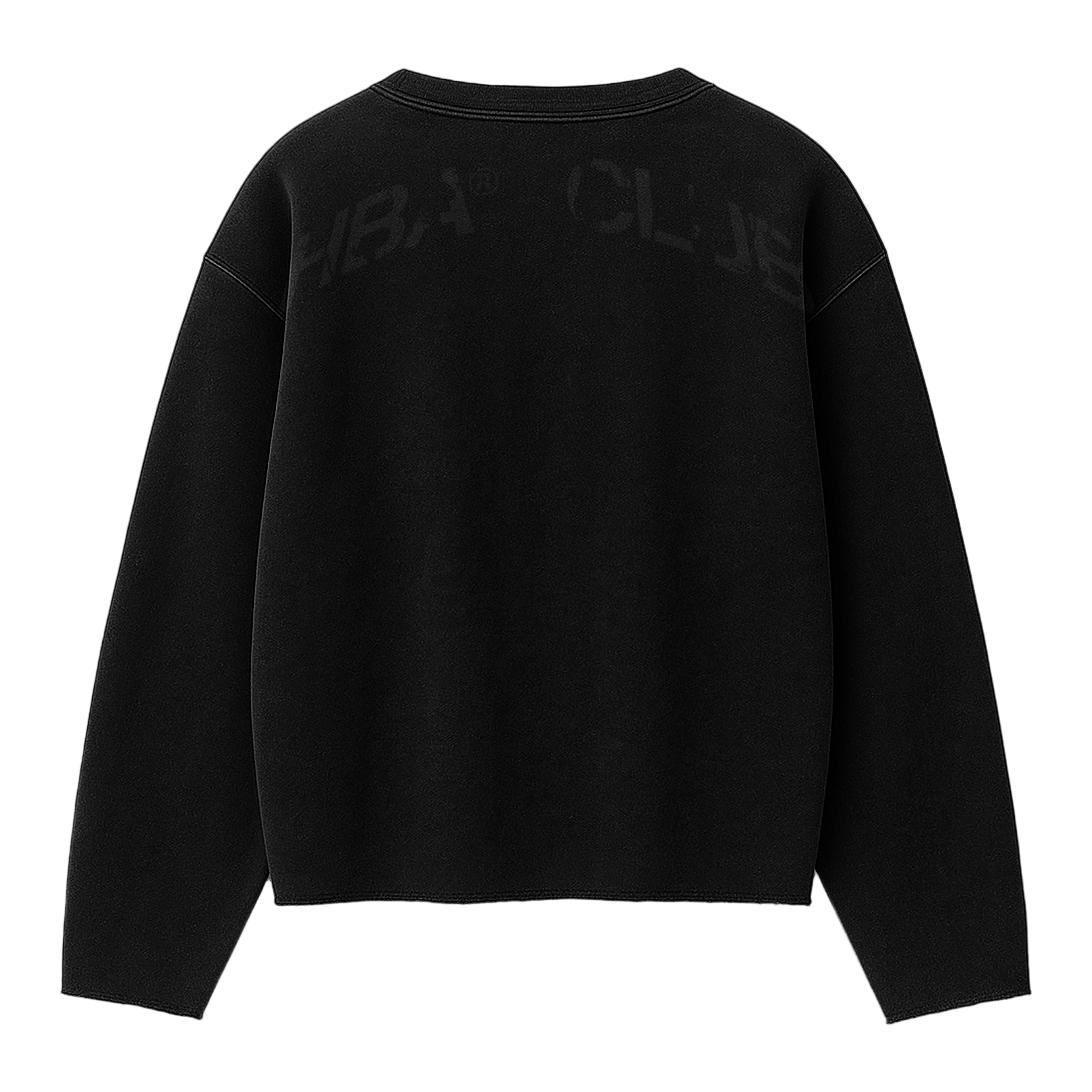 BLACK HBA-CLUB CREWNECK