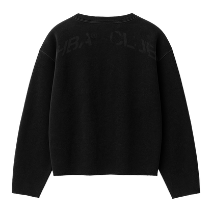 BLACK HBA-CLUB CREWNECK
