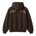 DARK BROWN HBA-CLUB HOODIE