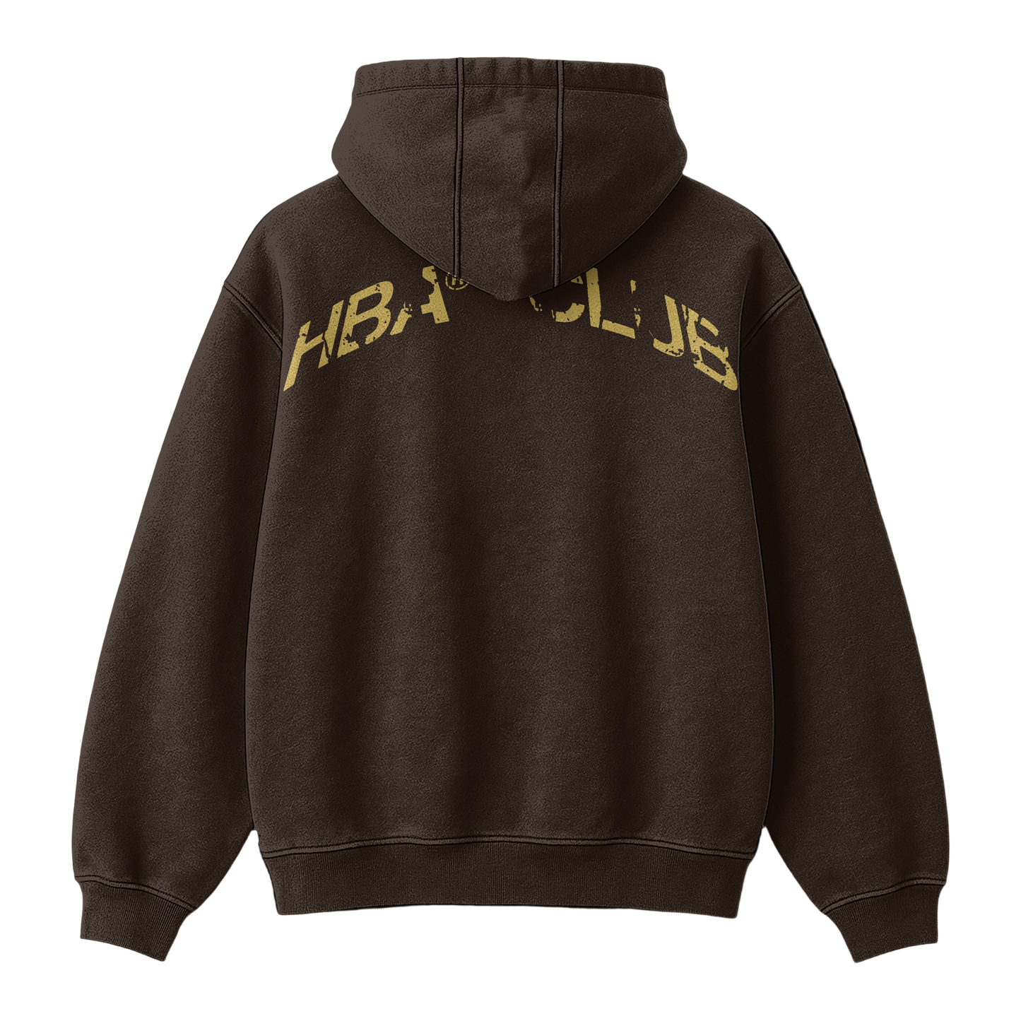 DARK BROWN HBA-CLUB ZIPPER