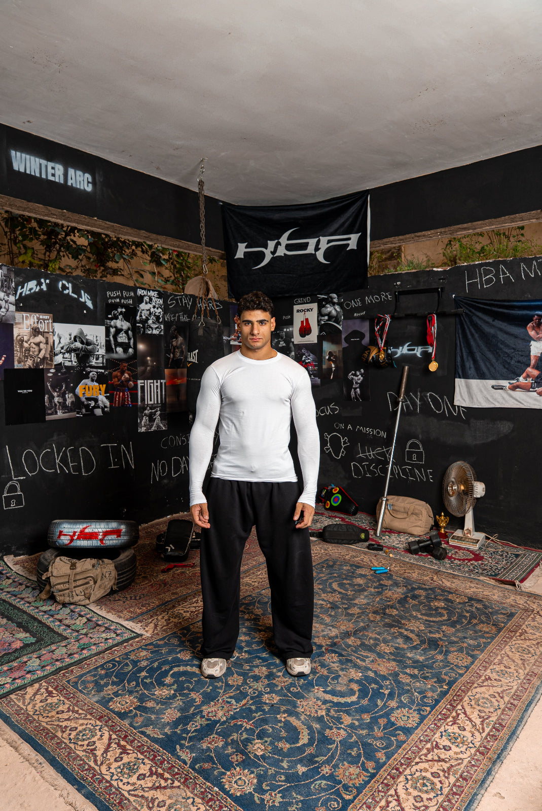 White HBA Slim Fit T-Shirt