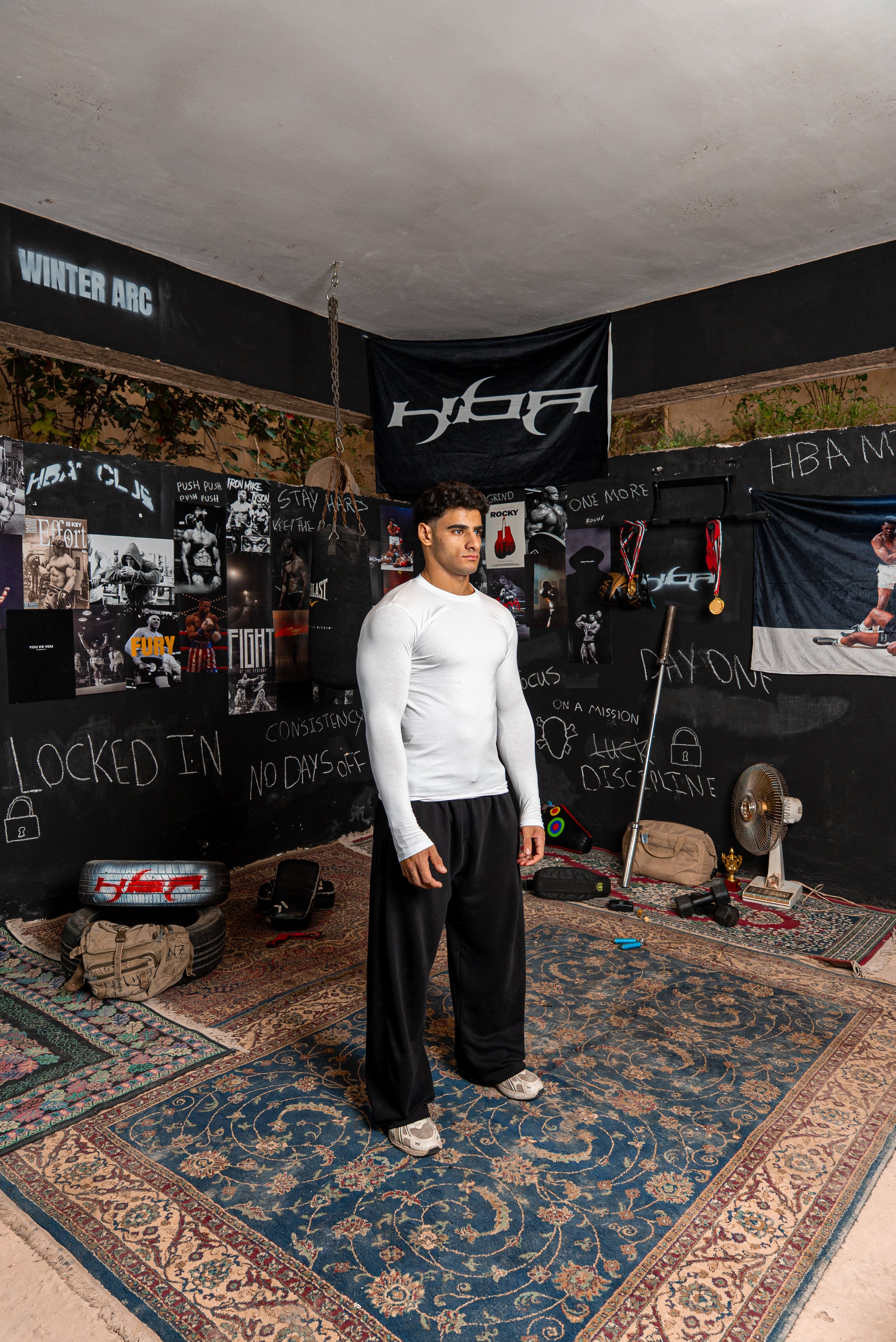 White HBA Slim Fit T-Shirt