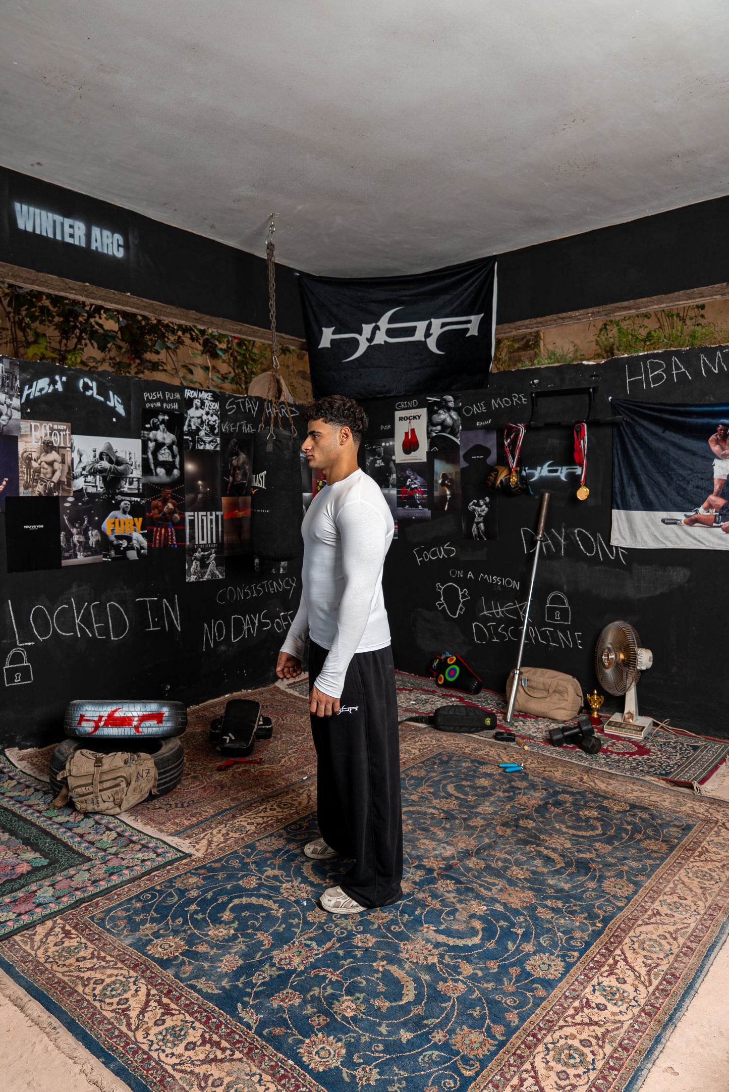 White HBA Slim Fit T-Shirt