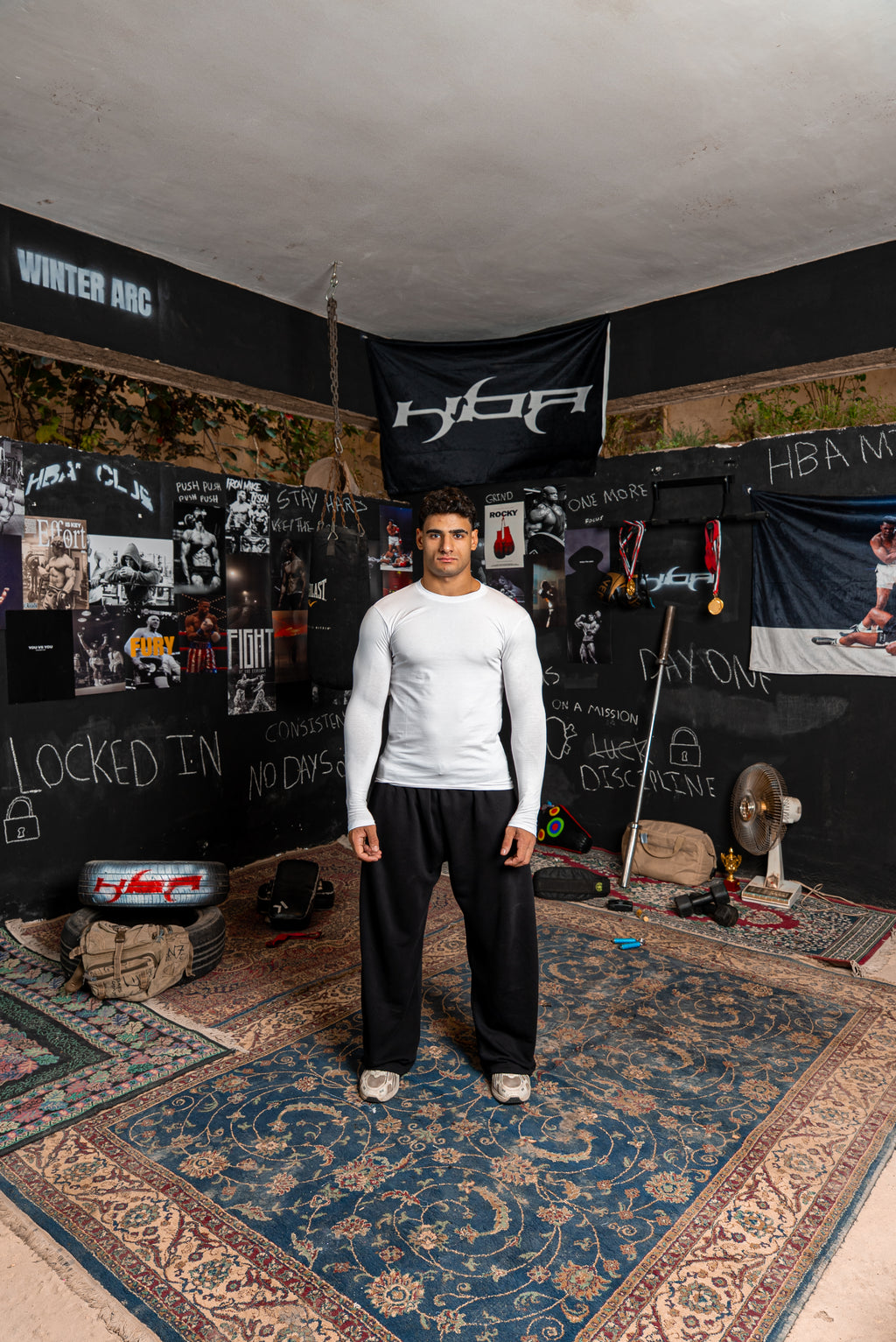 White HBA Slim Fit T-Shirt