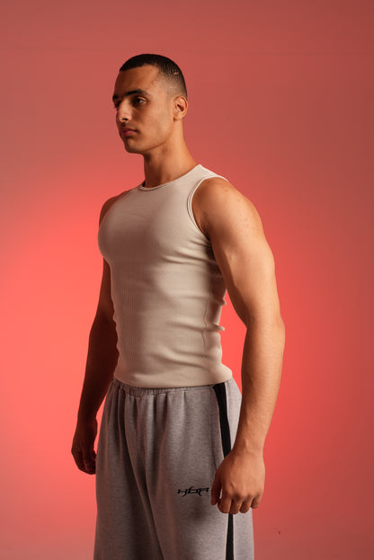 Mint ribbed tank top