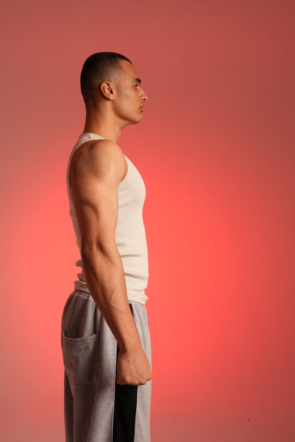 Mint ribbed tank top