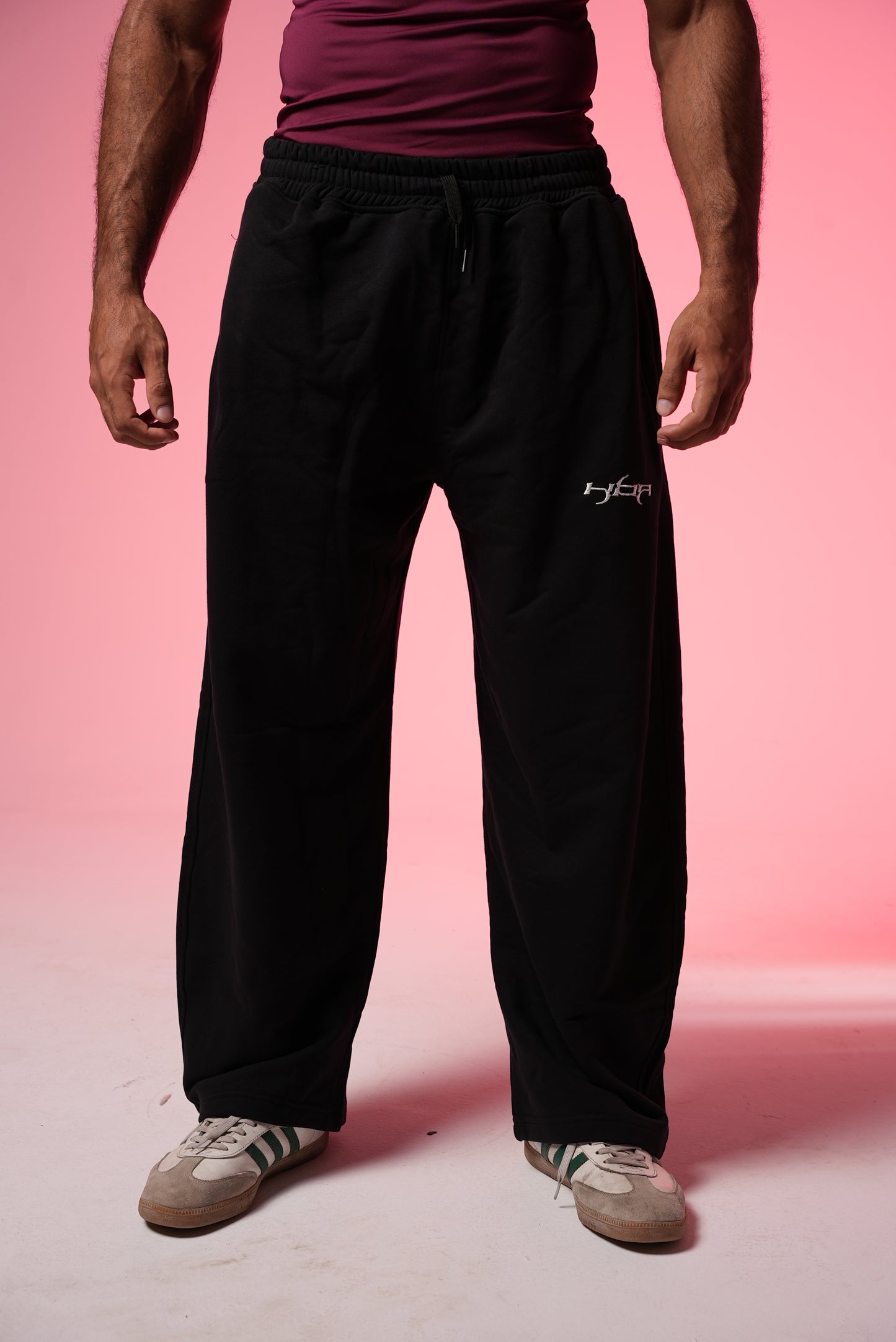 Black basic pants