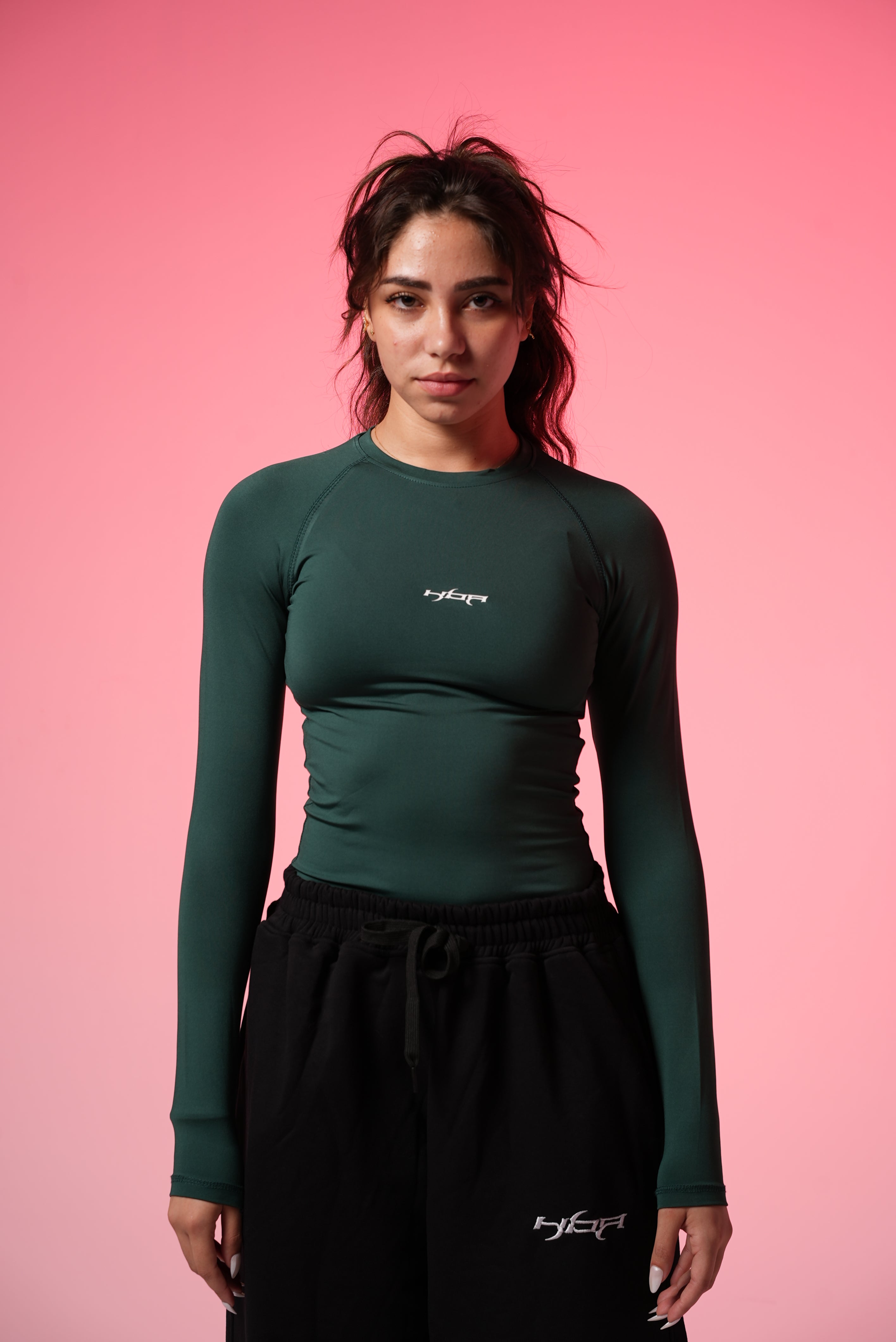 Forest green HBA long sleeve