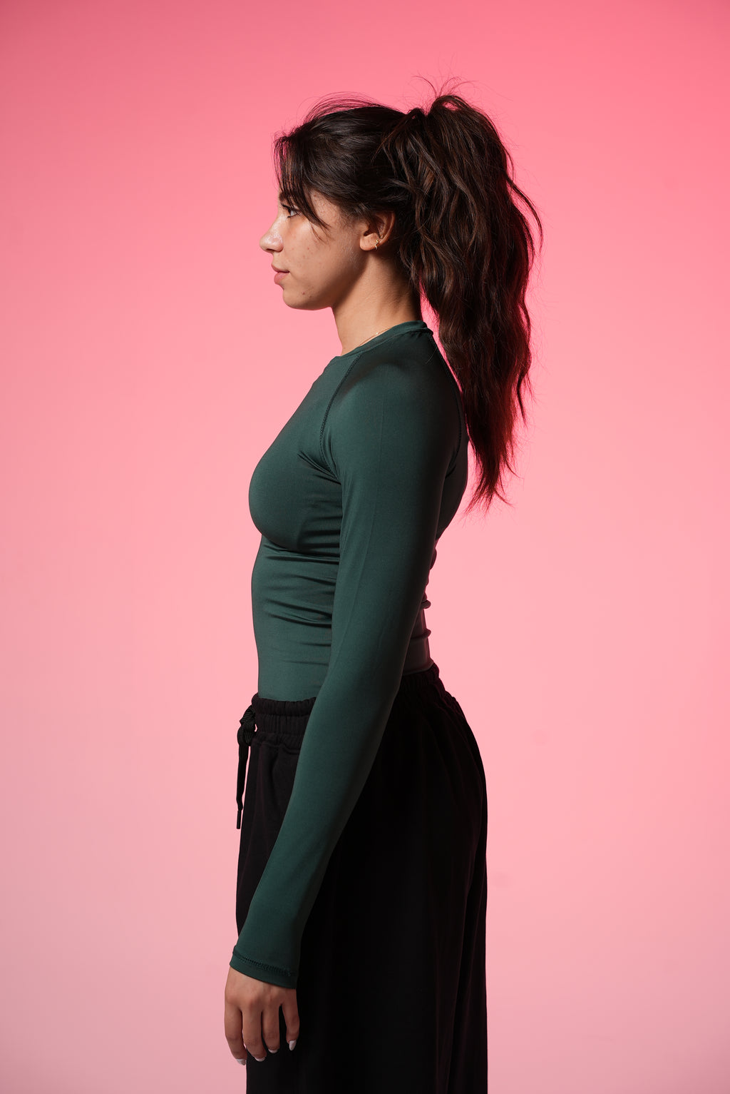 Forest green HBA long sleeve