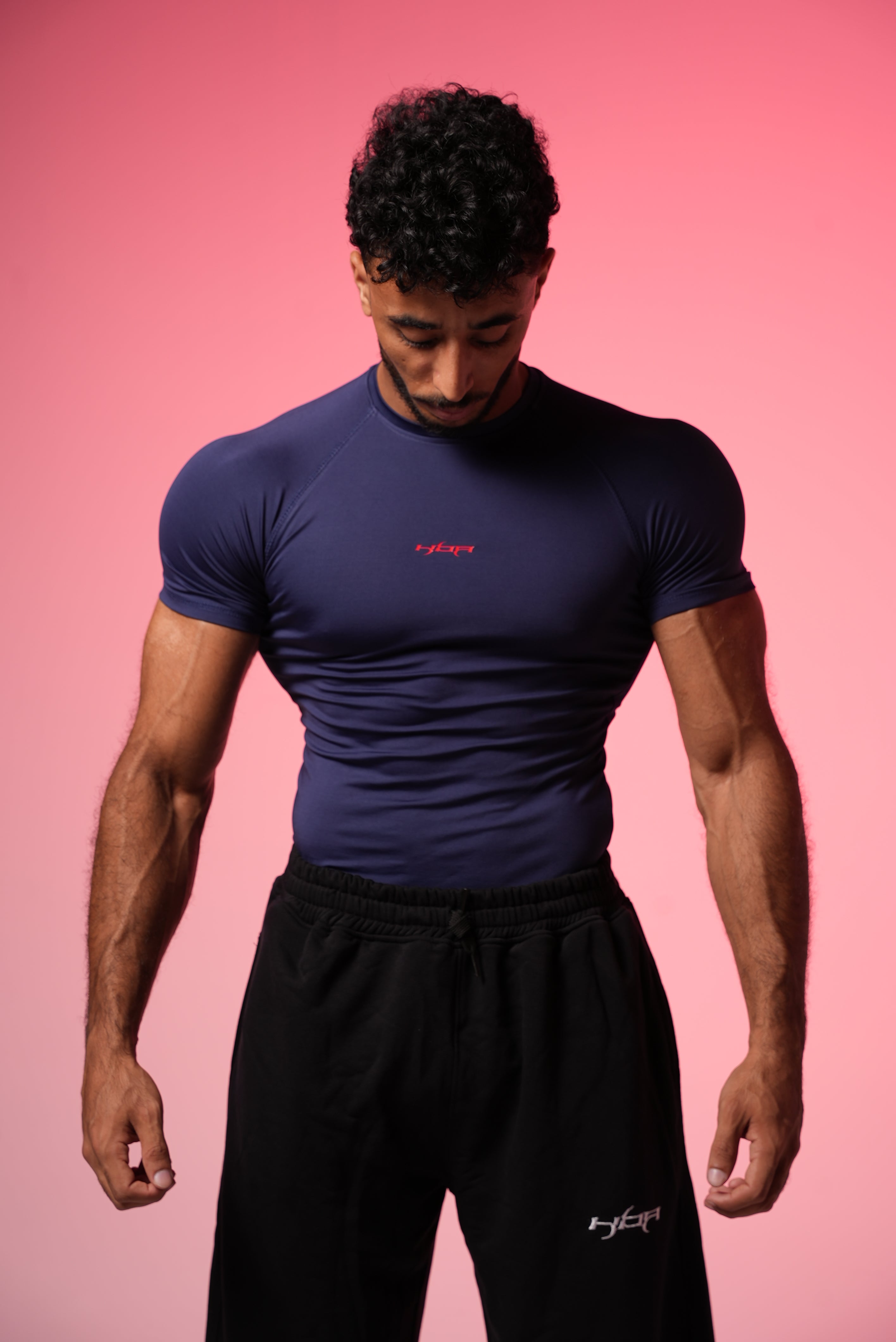 Navy HBA short sleeve