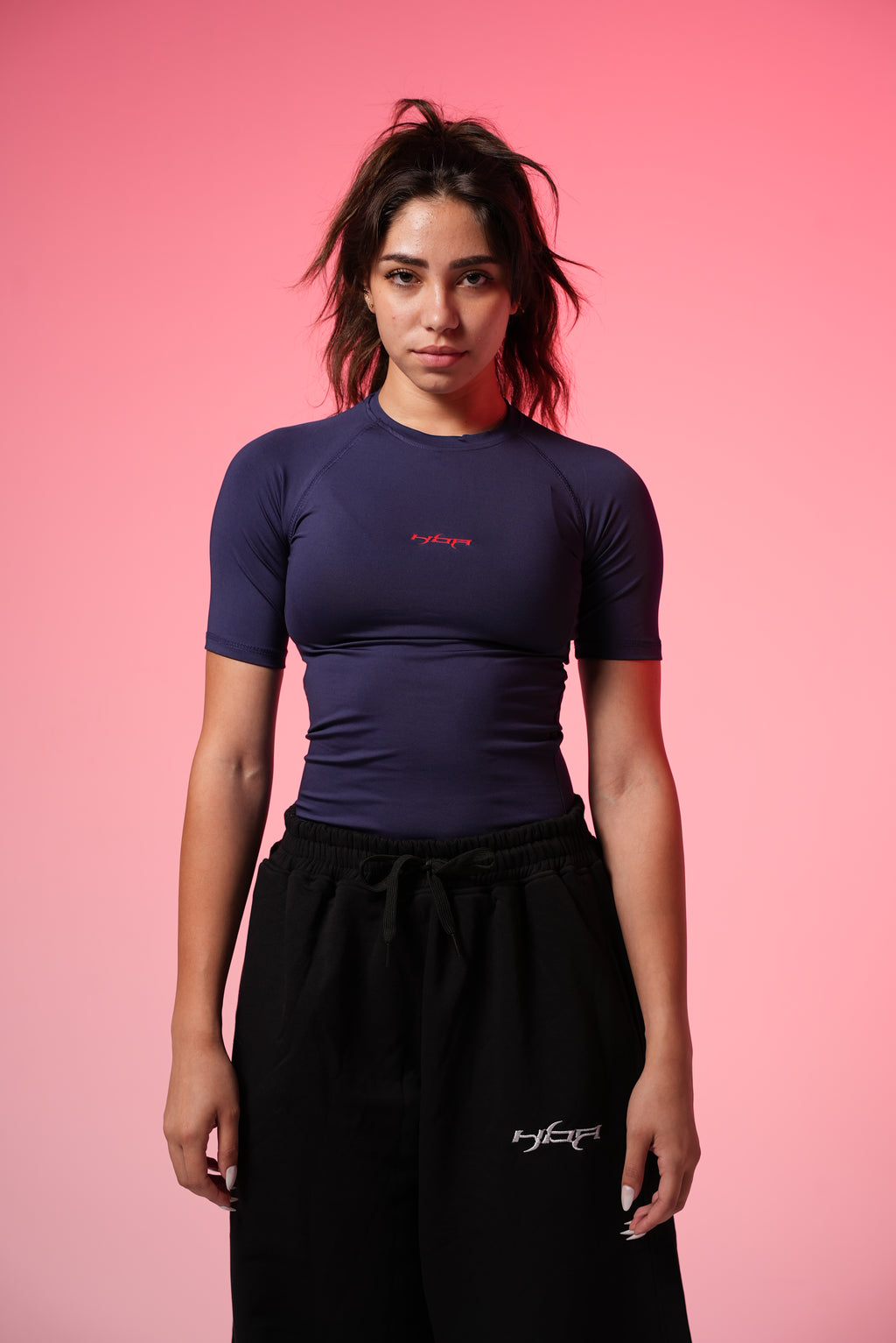 Navy HBA short sleeve