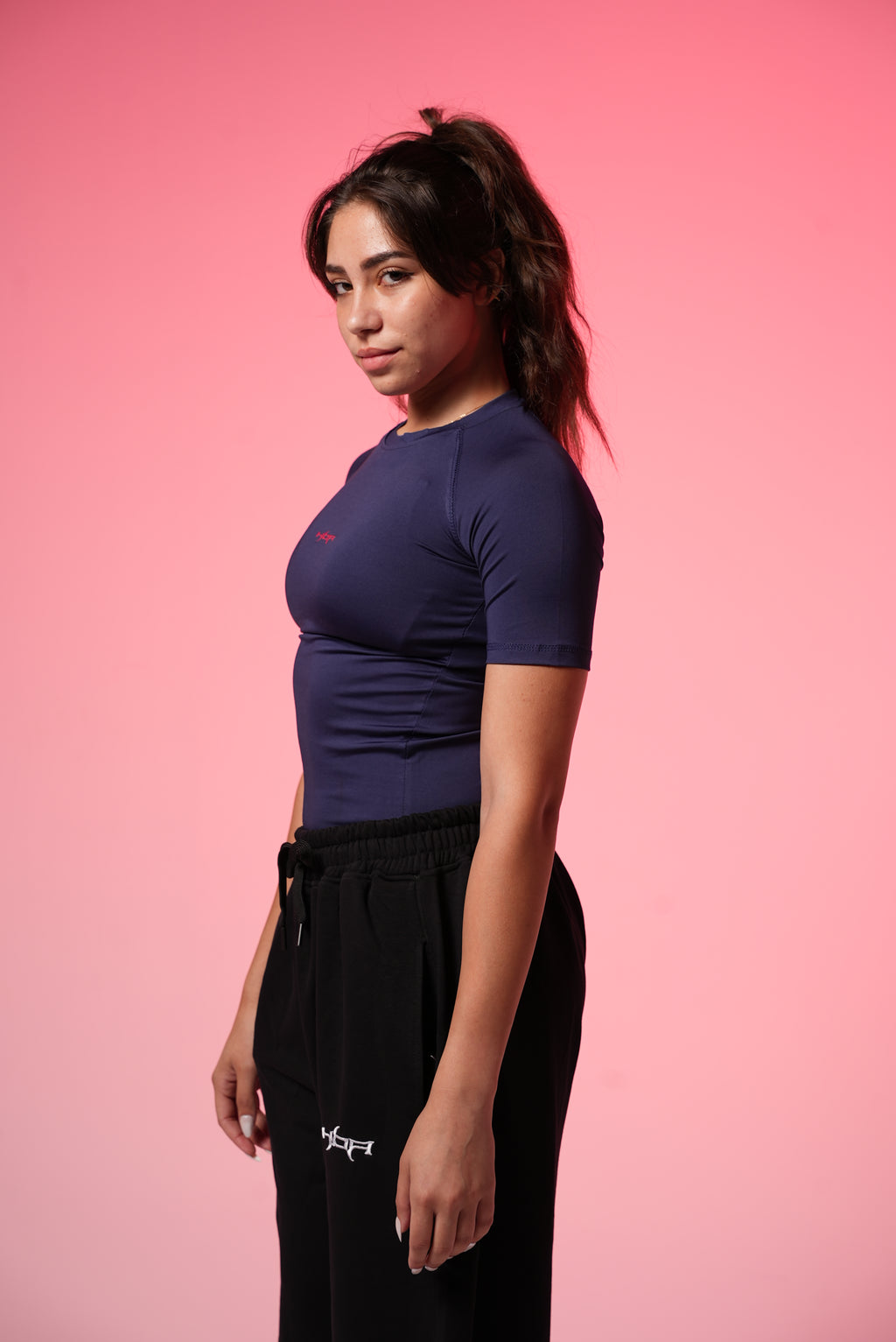 Navy HBA short sleeve