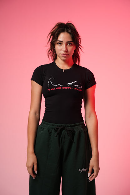 BOTH SIDES baby tee