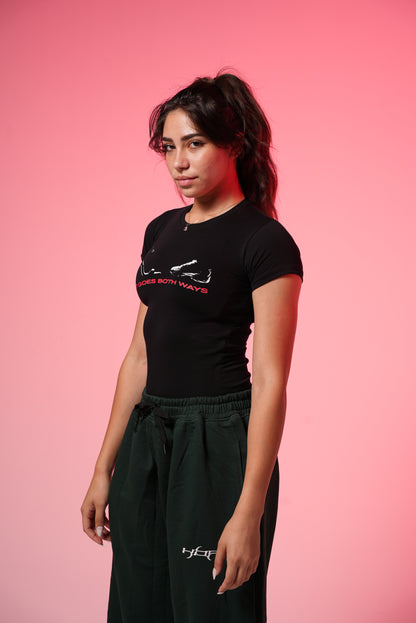 BOTH SIDES baby tee