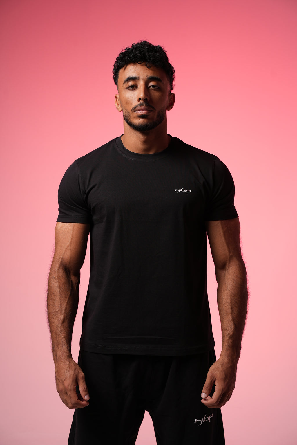 Basic black regular t-shirt