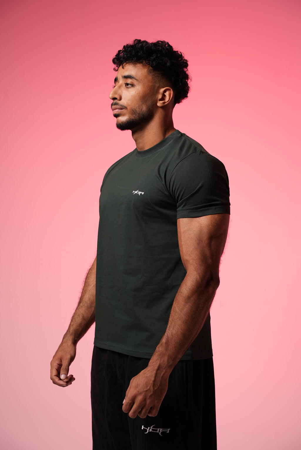 Basic olive regular t-shirt