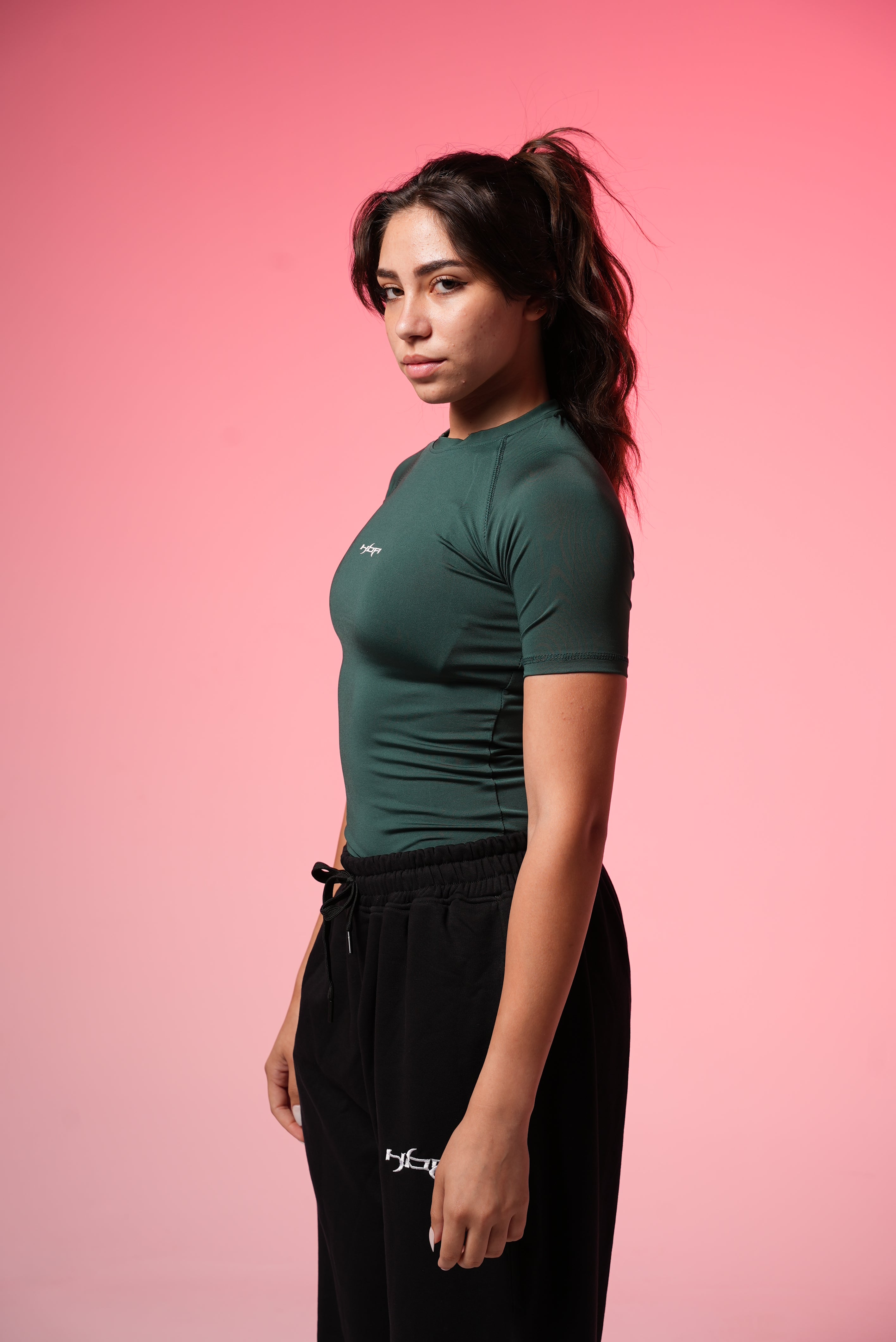 Forest green HBA short sleeve