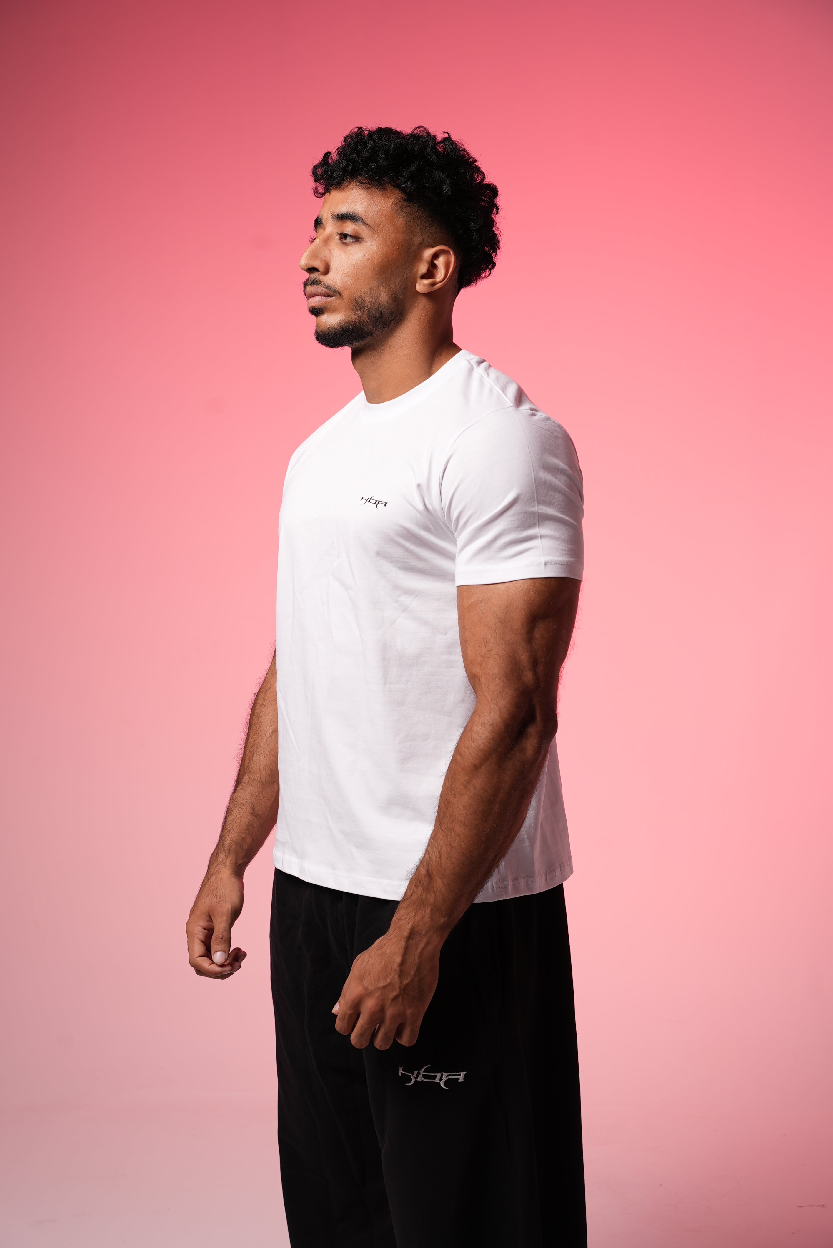 Basic white regular t-shirt
