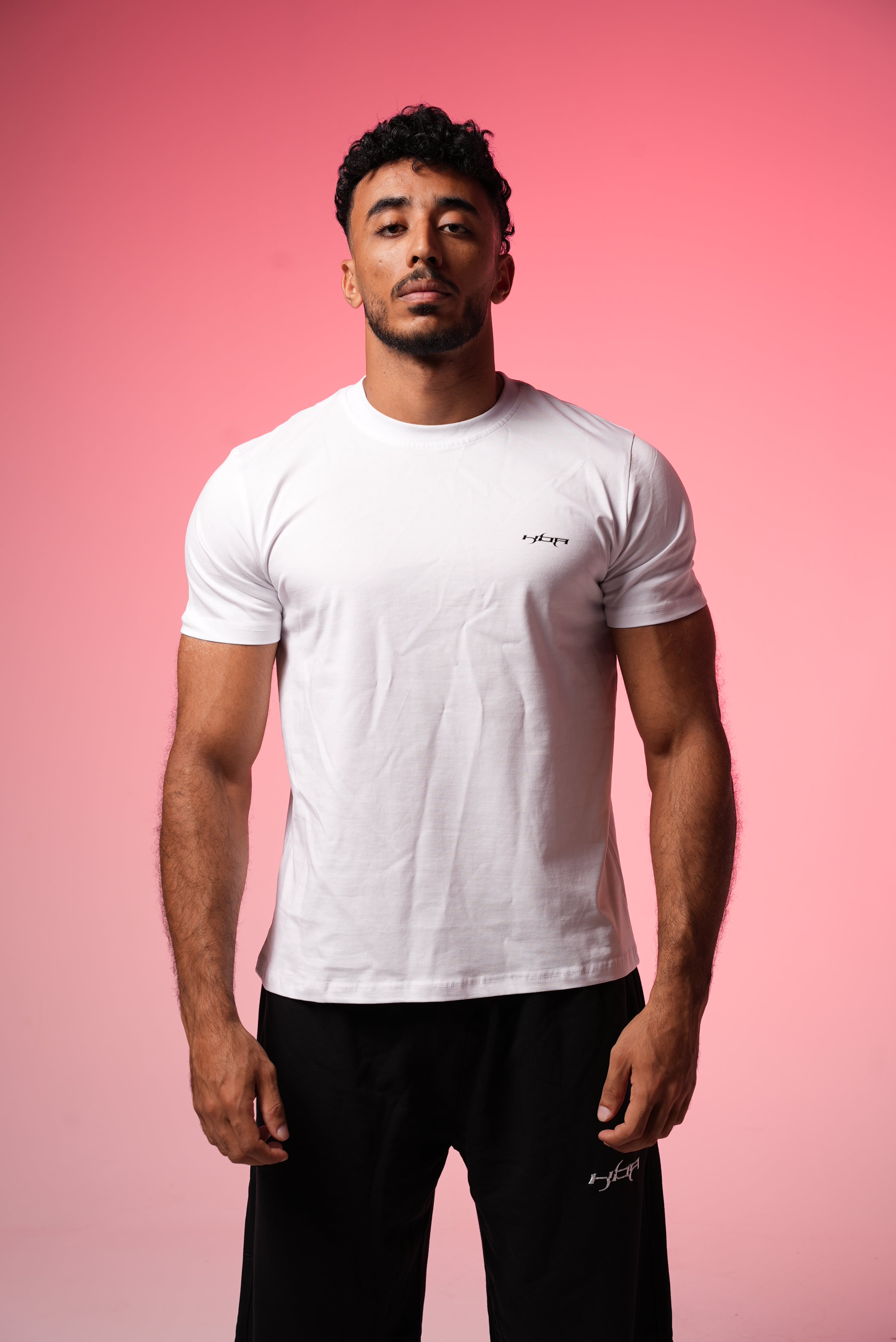 Basic white regular t-shirt
