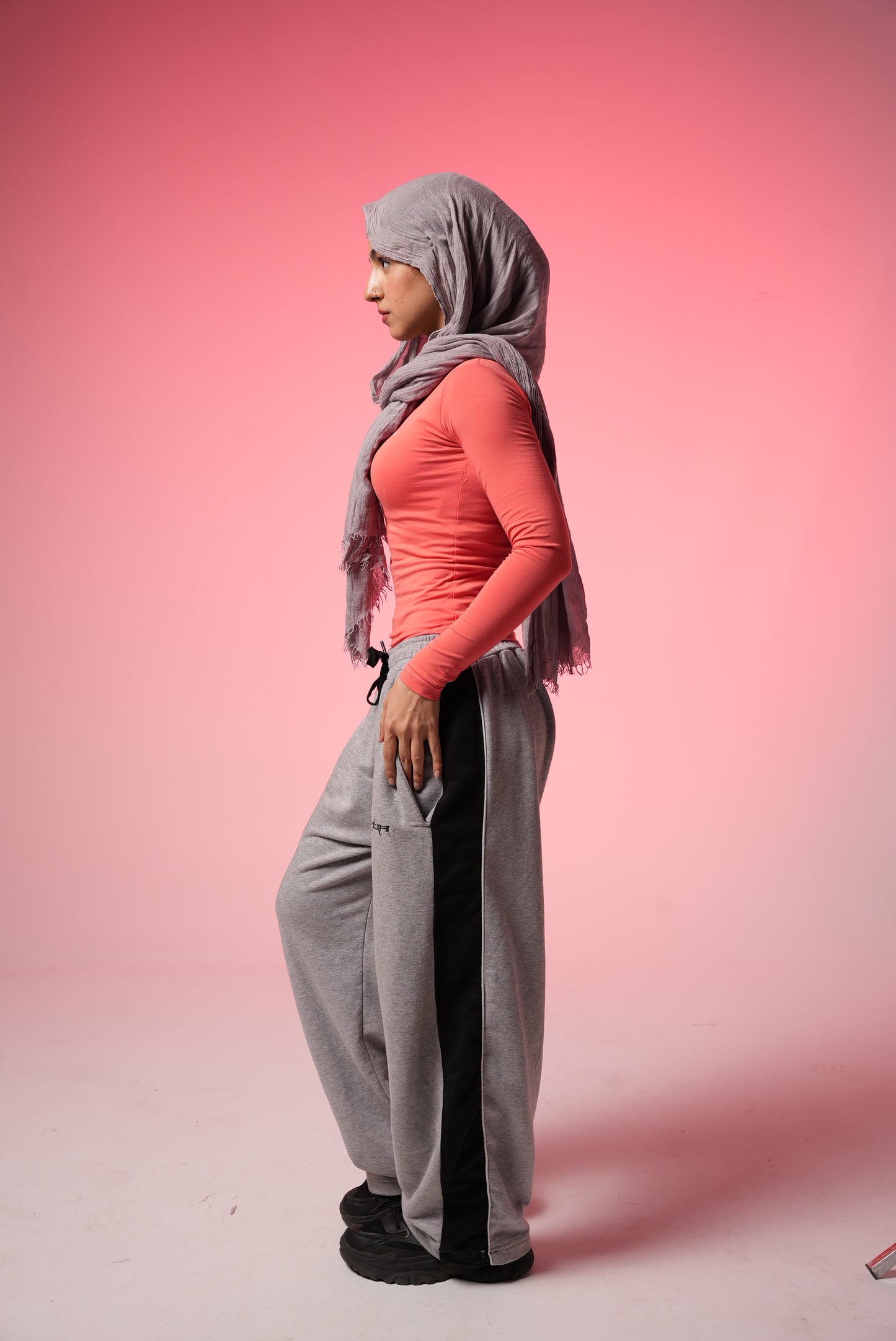 Cosmic Dust Long Sleeve X Grey Paneled Pants bundle