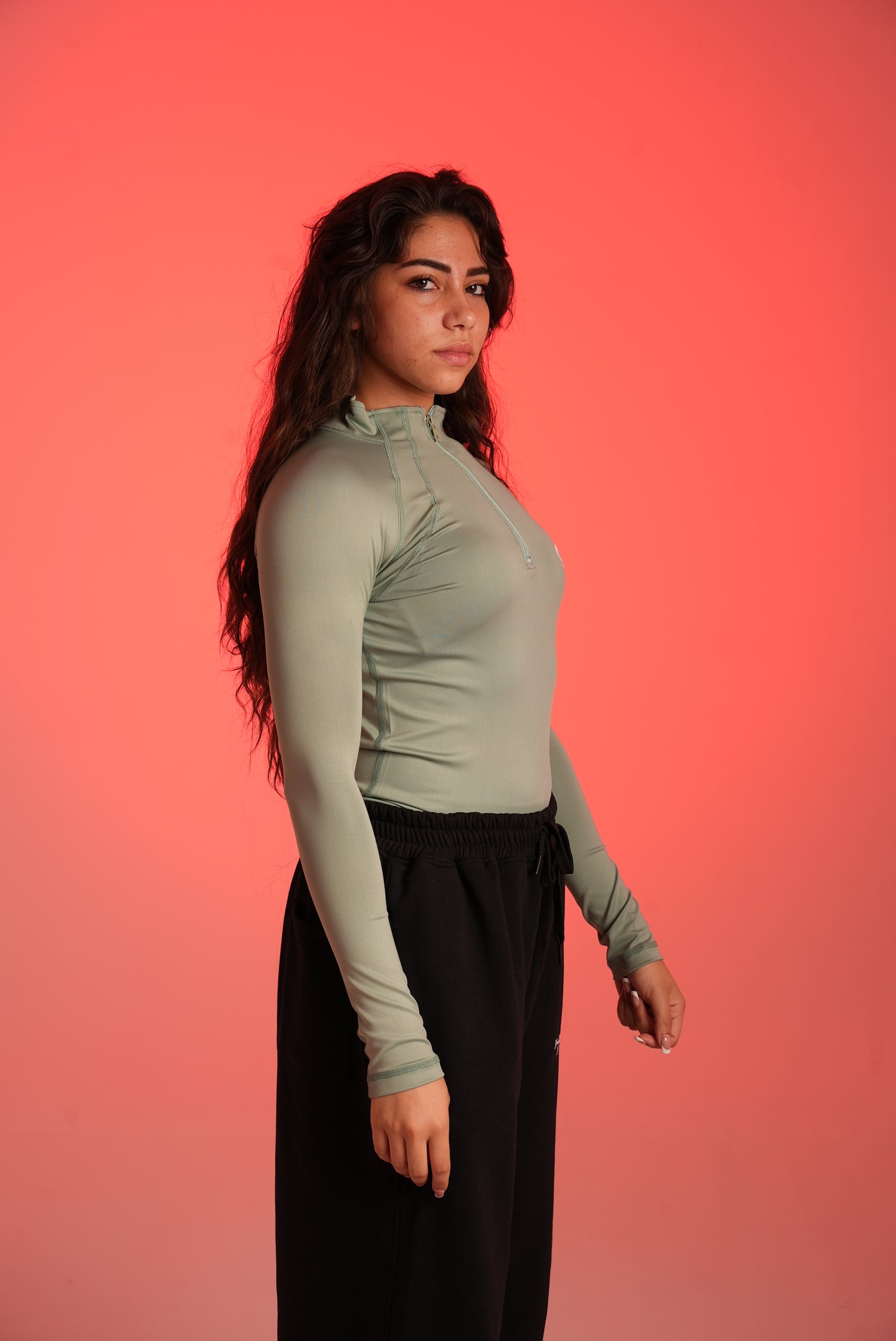 mint quarter zipper